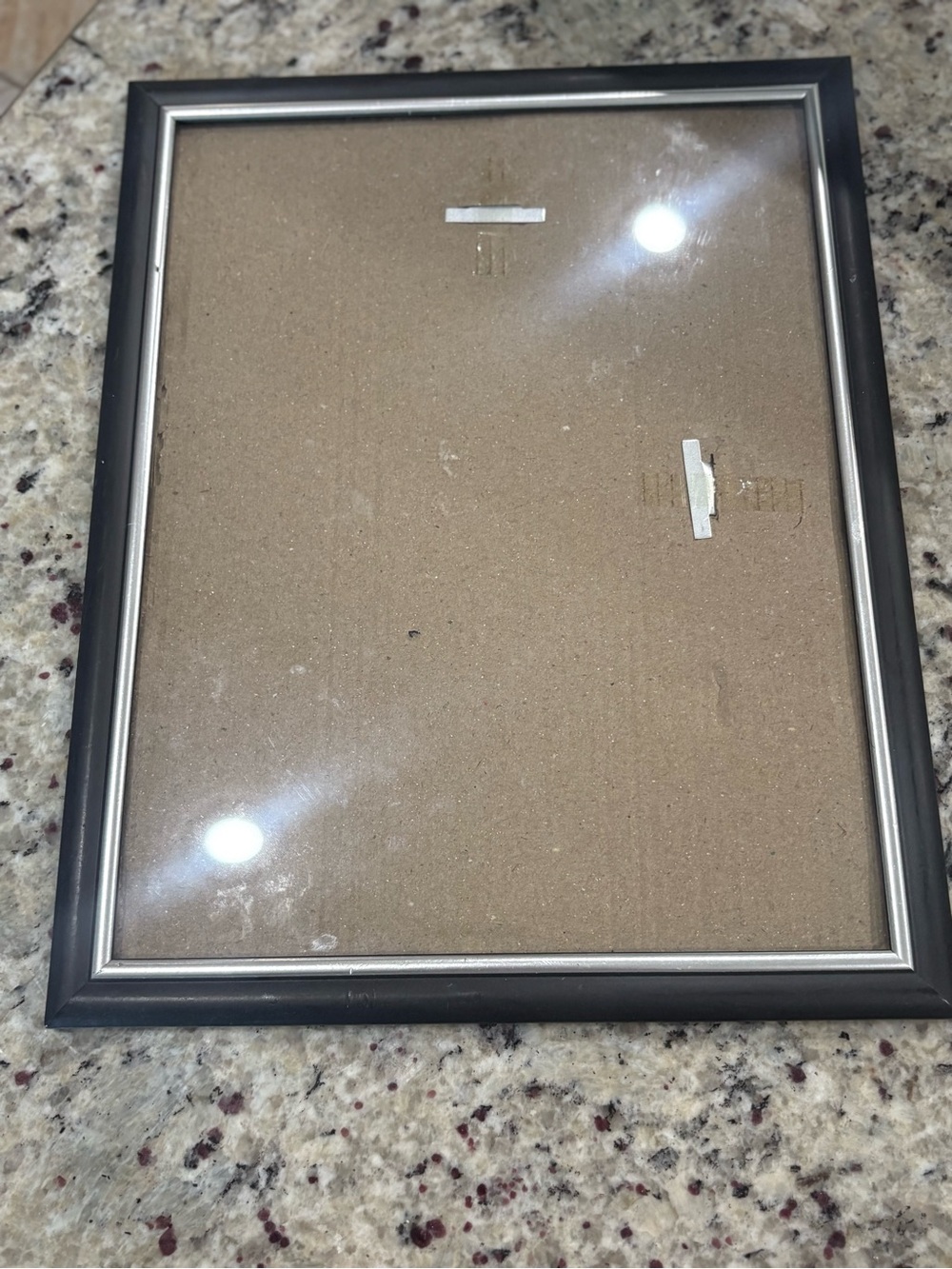 Black picture or document frame Unbranded good preowned condition